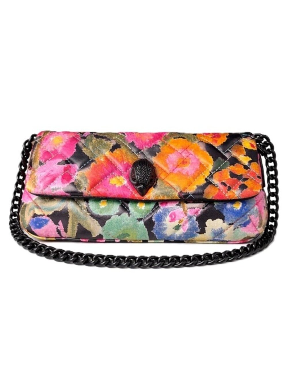 Kurt Geiger Floral Multicolor Shoulder Bag in Pink, Yellow, Blue and Green - Picture 3 of 6